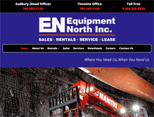 Tablet Screenshot of equipmentnorth.com